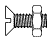 Stove Bolt, 開槽平平頭,開槽圓頭螺栓配螺母規格表