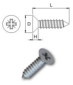 DIN 7982 C Z十字沉頭尖尾螺釘,ISO 7050 C Z材質(zhì)規(guī)格有哪些？BS 4174 AB是什么螺絲？.jpg